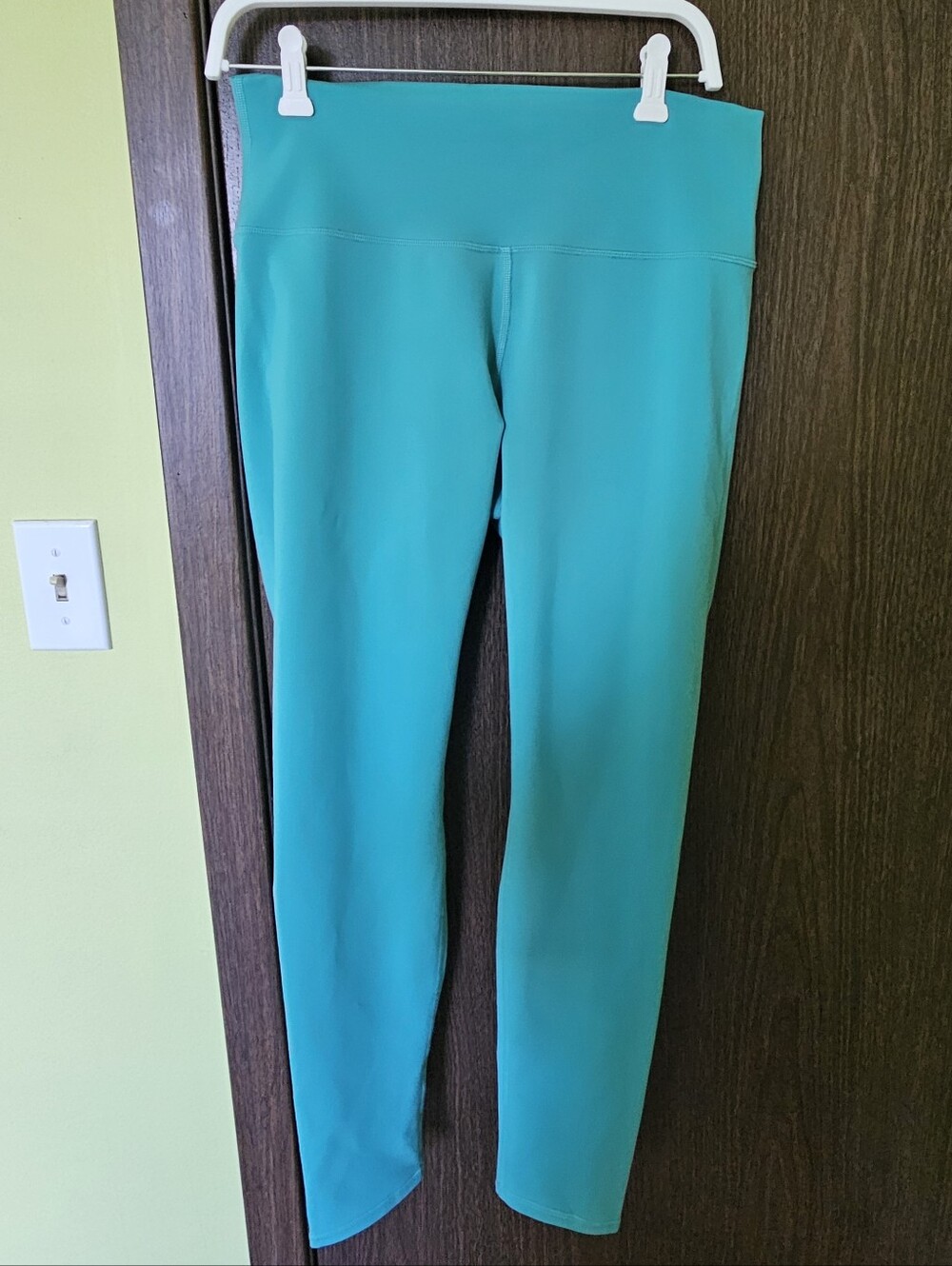 Alo Teal Yoga Leggings Size XL Activewear
